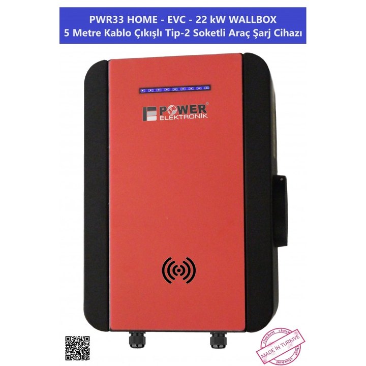 PWR33 Home -EVC-11 kW Wallbox